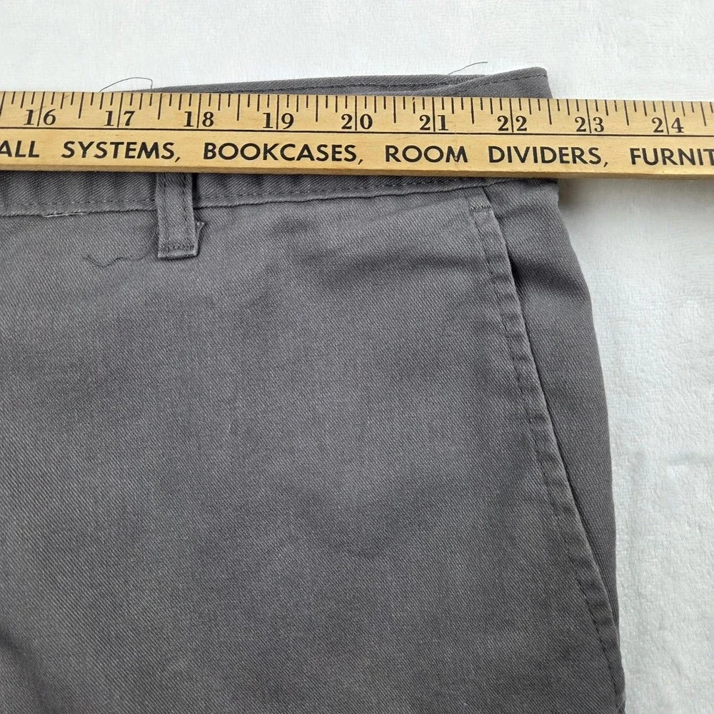 Dickies Shorts Mens 44 Black Flat Front Twill Workwear Relaxed Fit Excellent